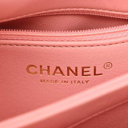 Chanel Lambskin Quilted Small Trendy CC Flap Dual Handle Bag Pink 6 of 11