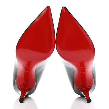 Christian Louboutin Patent Pigalle 100 Pumps 37 Black 5 of 9