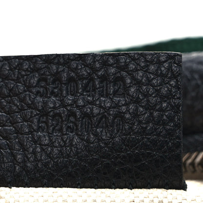 Gucci Grained Calfskin Logo Belt Bag Black 7 of 9