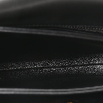 Chanel Lambskin Quilted On And On Medium Chain Flap Black 5 of 10