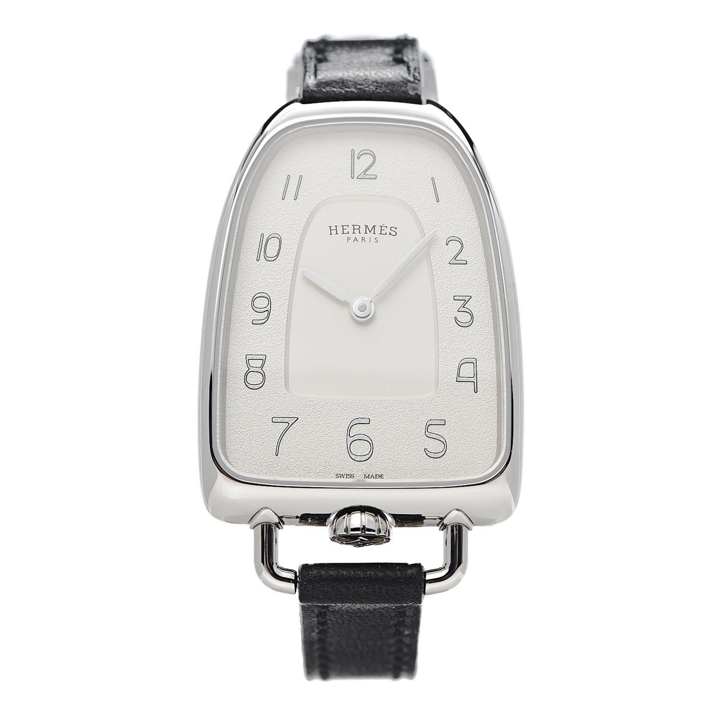 Stainless Steel Barenia 26mm Galop Quartz Watch Noir
