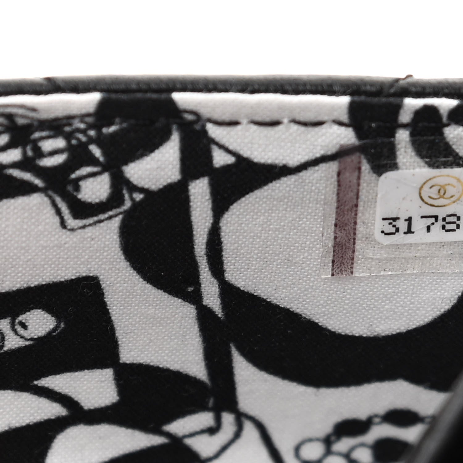 Chanel Lambskin Quilted Medium Flap Wallet Black 8 of 9