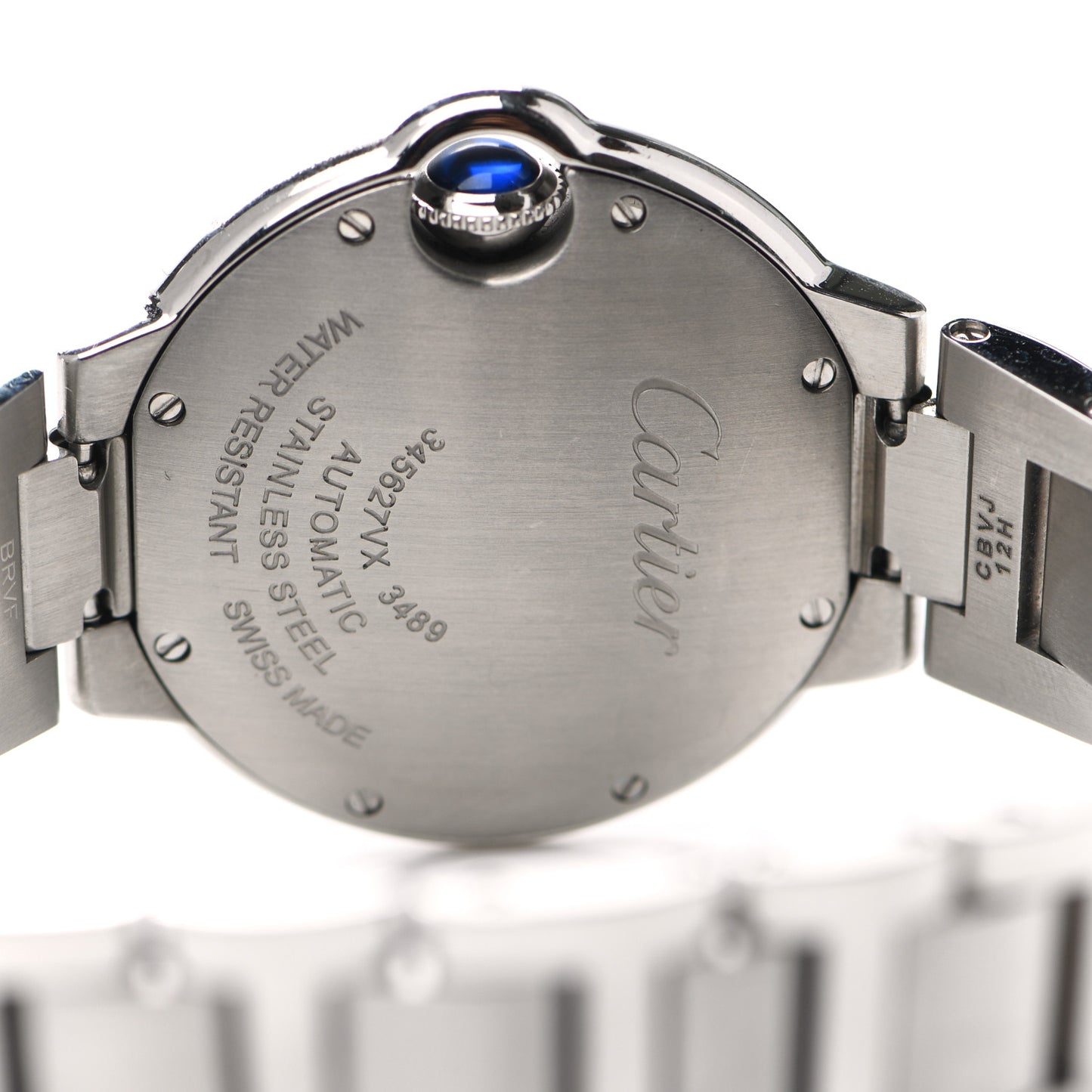 Stainless Steel Diamond 33mm Ballon Bleu De Cartier Automatic Watch