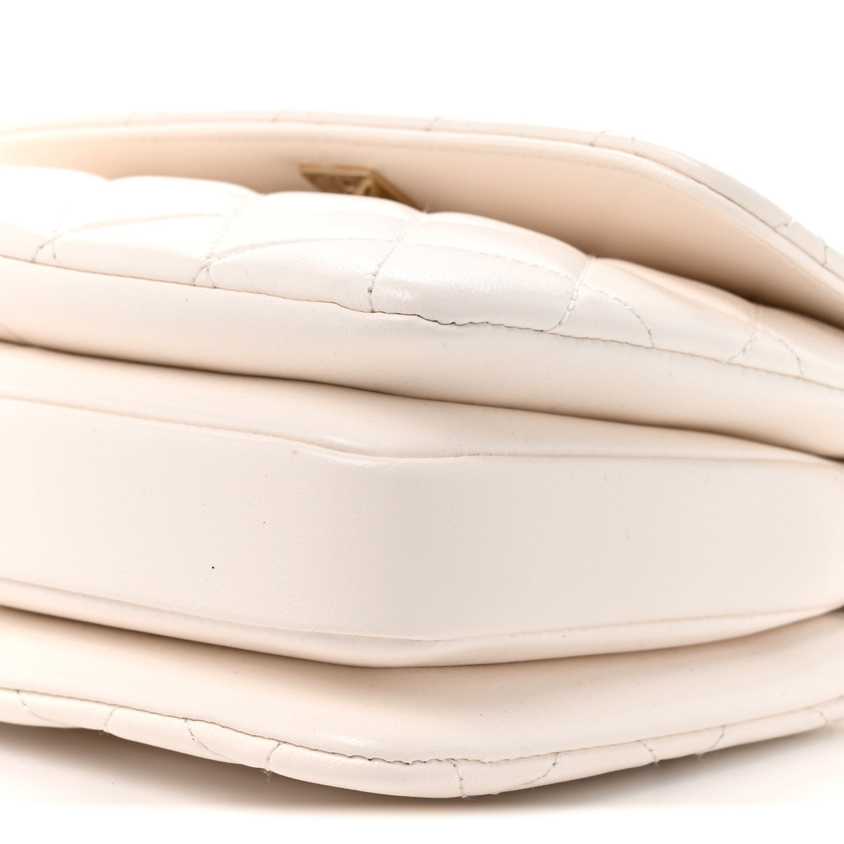 Chanel Lambskin Crystal Quilted Mini Trendy CC Dual Handle Flap Bag White 9 of 11