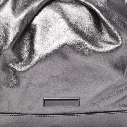 Burberry Metallic Calfskin Shoulder Bag Anthracite 10 of 11