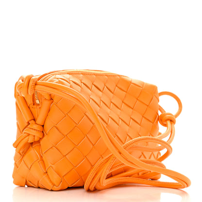 Bottega Veneta Nappa Intrecciato Mini Loop Camera Bag Tangerine 3 of 9