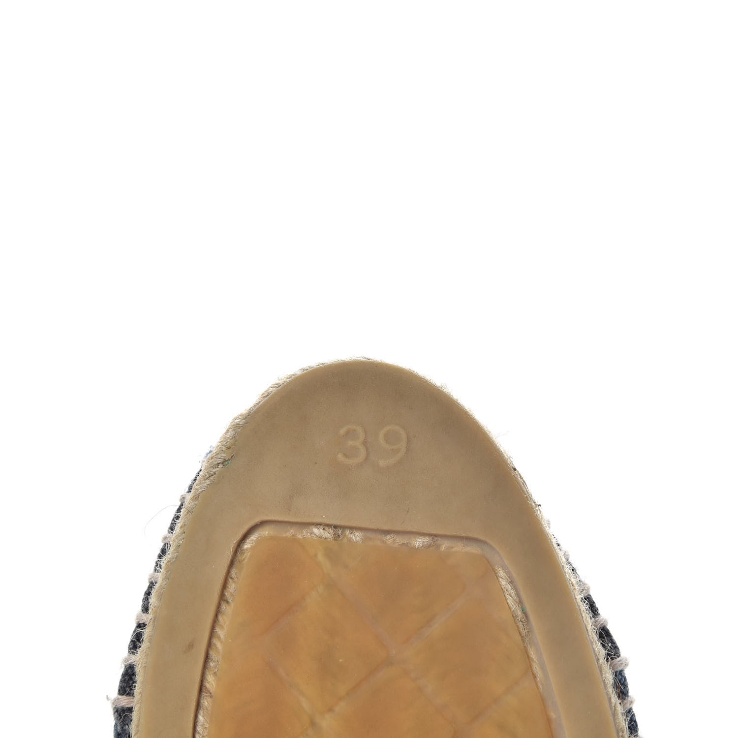 Chanel Linen CC Espadrilles 39 Blue 9 of 11