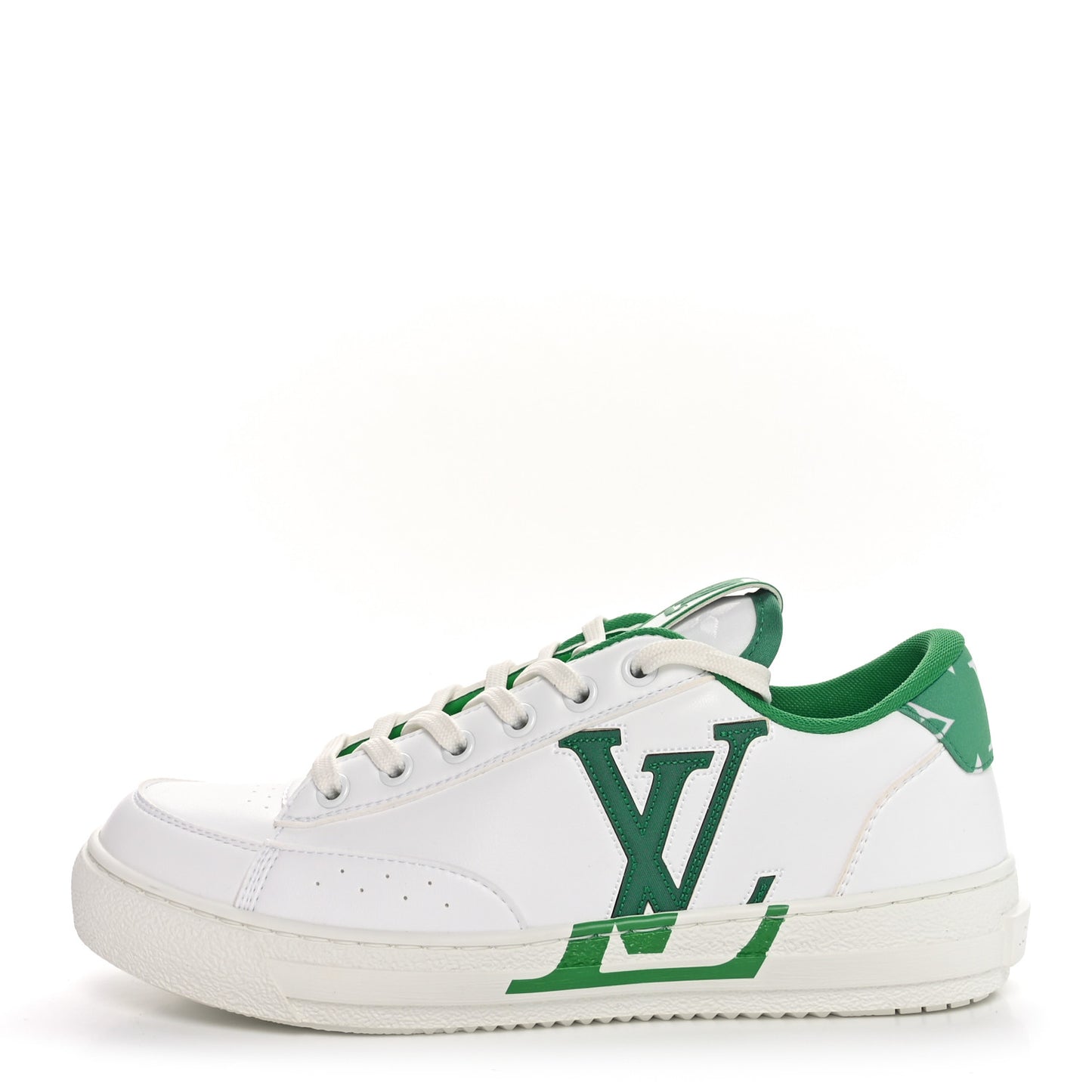 Calfskin Charlie Sneaker 37 White Green