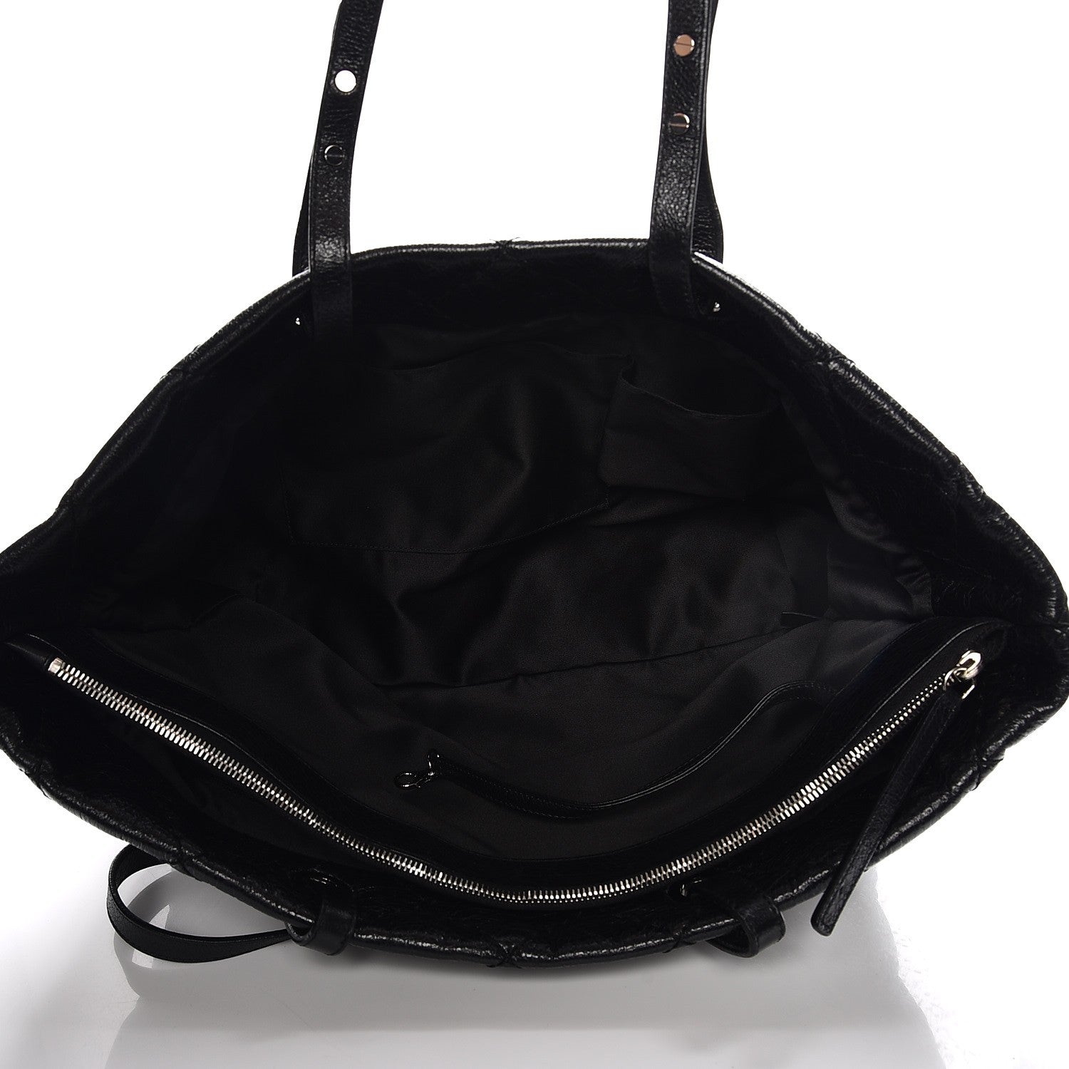 Chanel Glazed Calfskin Large On The Road Tote Black 4 of 7