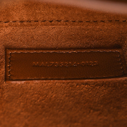 Saint Laurent Smooth Calfskin Le 5 A 7 Vertical Hobo Brown Gold 7 of 11
