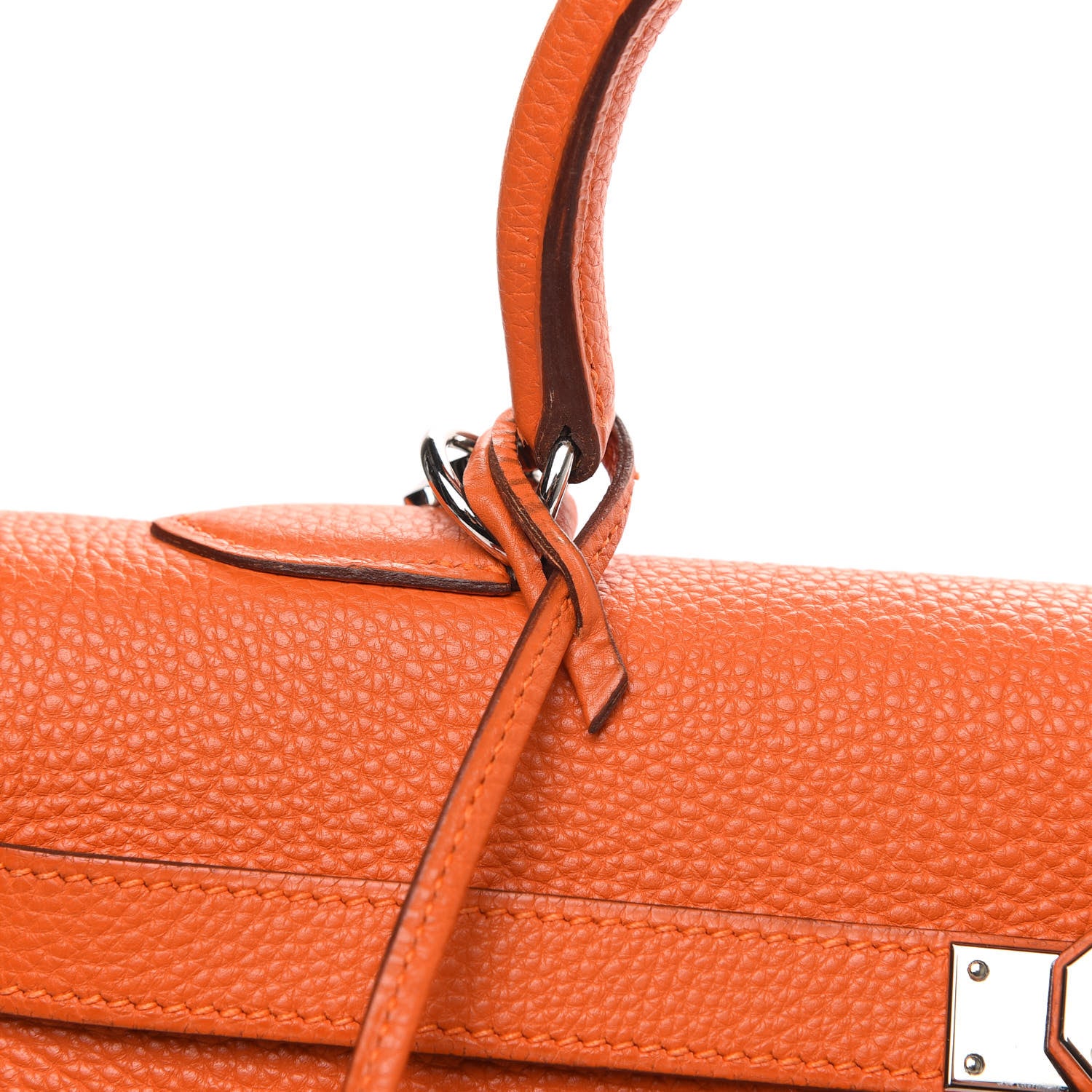 Hermes Togo Kelly Sellier 35 Orange 15 of 15