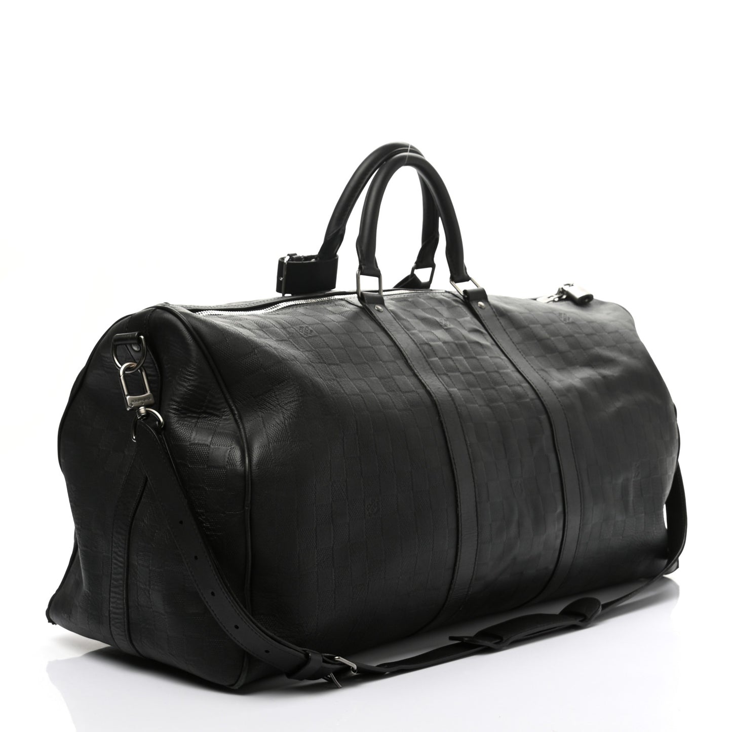 Damier Infini Keepall Bandouliere 55 Onyx