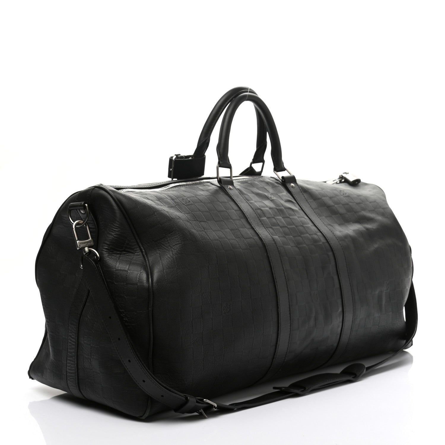 Louis Vuitton Damier Infini Keepall Bandouliere 55 Onyx 2 of 17