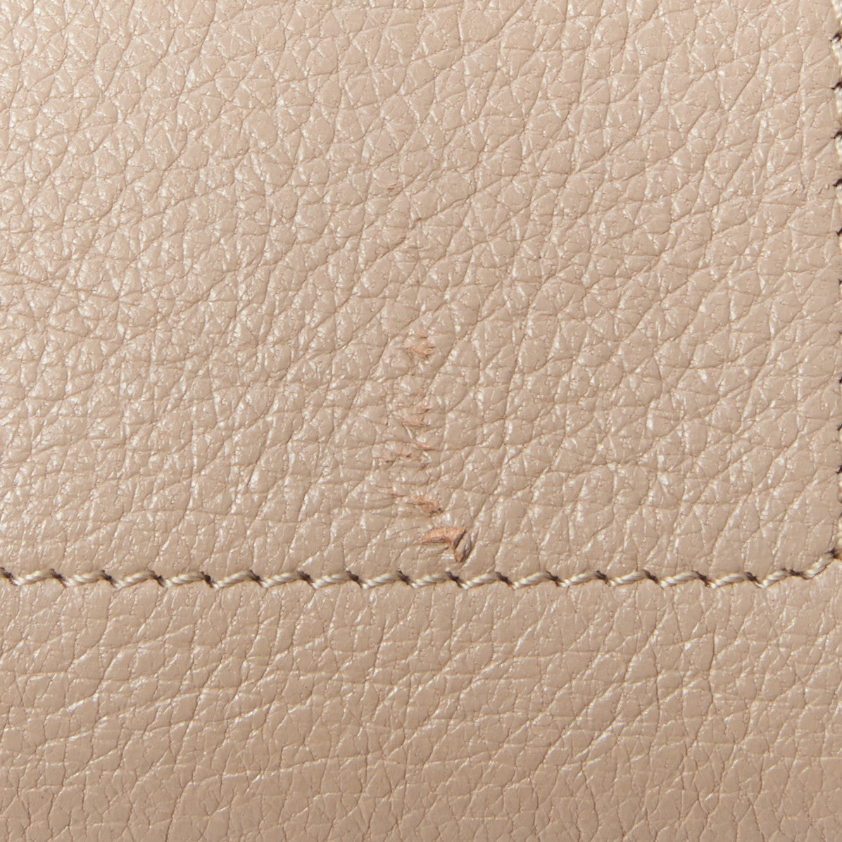 Celine Drummed Calfskin Bi-Color Nano Luggage Navy Dune 9 of 9