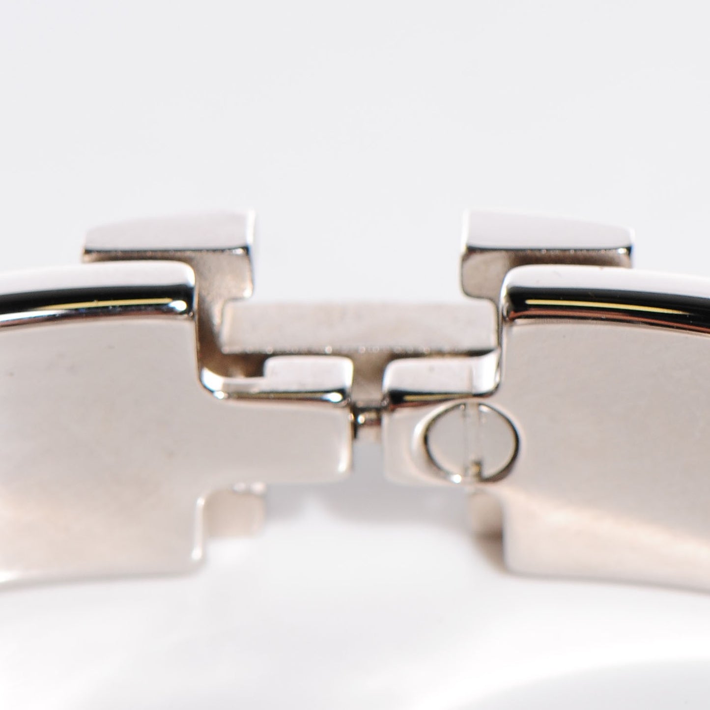 Enamel Narrow Clic Clac H Bracelet PM Etoupe