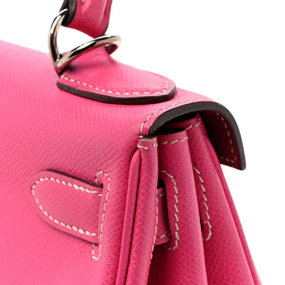 Hermes Epsom Candy Kelly Retourne 28 Rose Tyrien Tosca 15 of 21