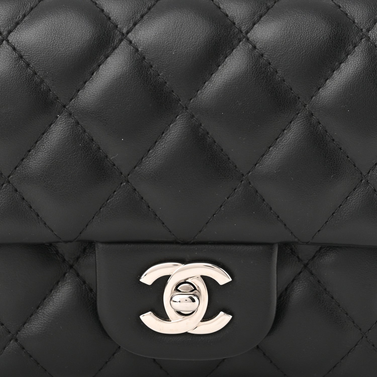 Chanel Calfskin Quilted CC Uniform Flap Belt Bag Black 8 of 10