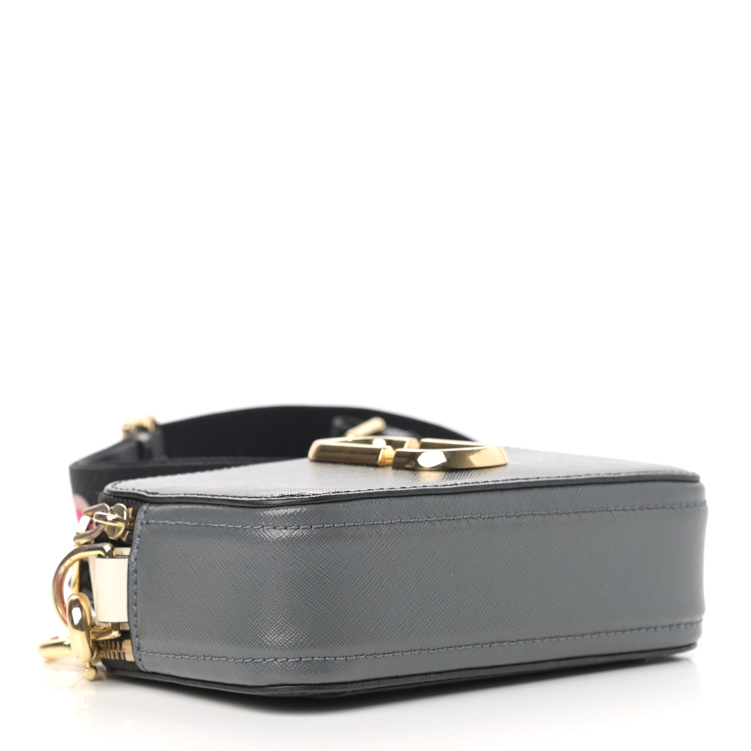 Marc Jacobs Saffiano Snapshot Camera Bag Black Grey 5 of 26
