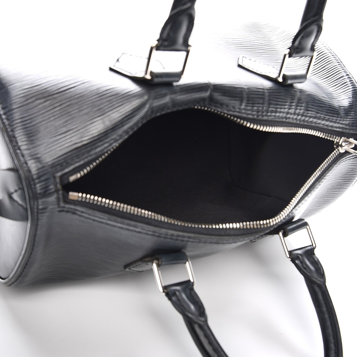 Louis Vuitton Epi Speedy 25 Black 5 of 14