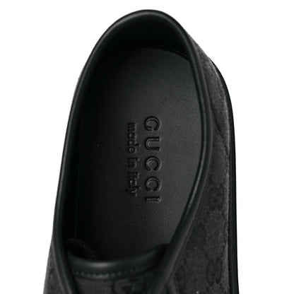 Gucci Monogram Mens Sneakers 9.5 Black Piombo 7 of 8