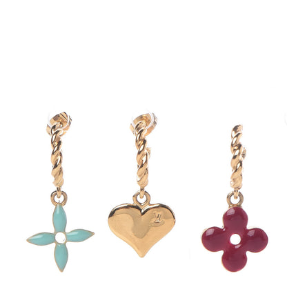 Louis Vuitton Sweet Monogram Earrings Gold 1 of 3
