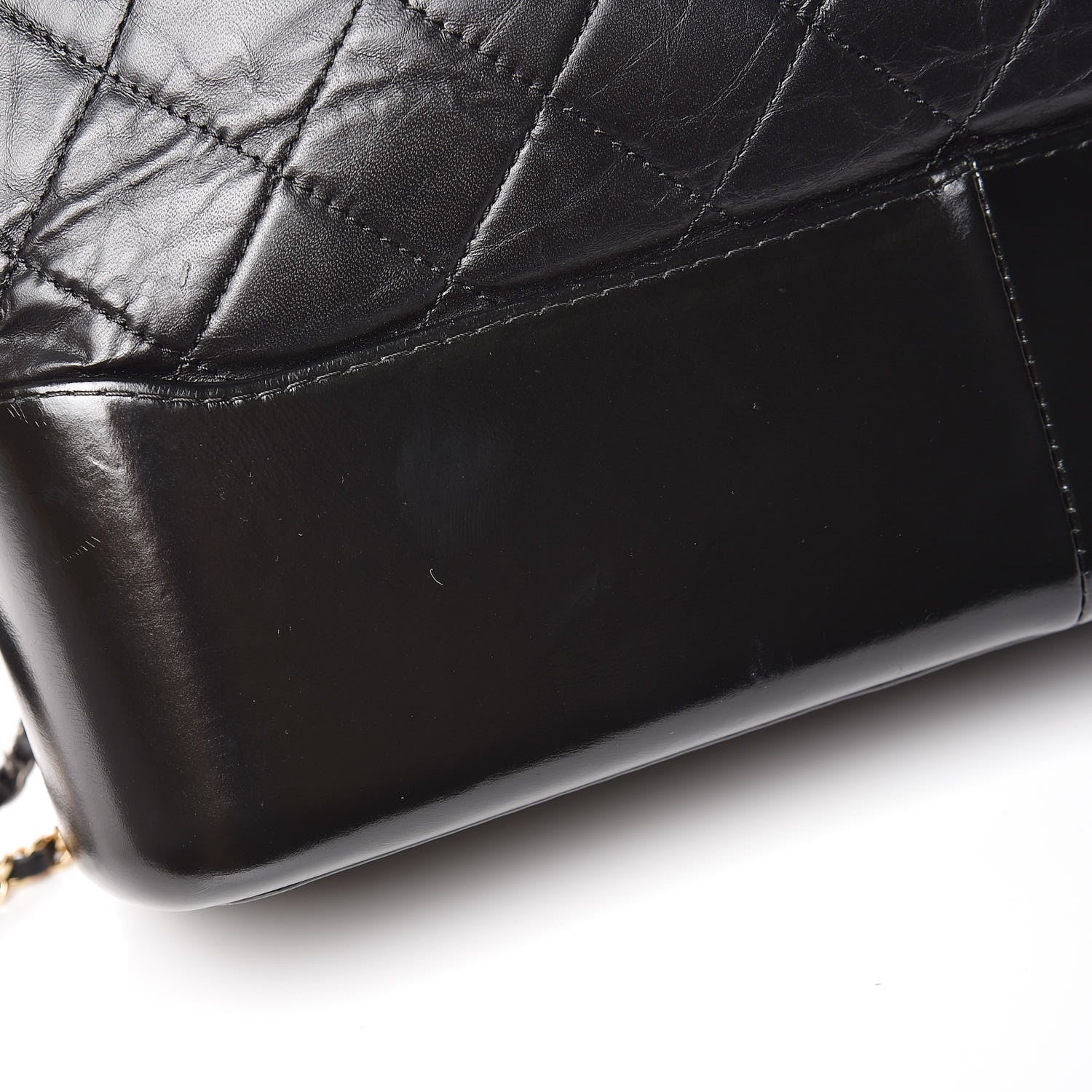 Chanel Aged Calfskin Quilted Large Gabrielle Hobo Black 10 of 19