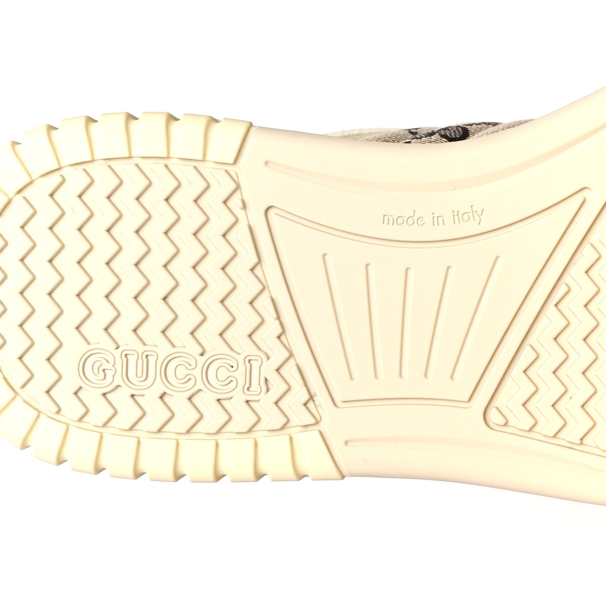 Gucci Calfskin Suede GG Monogram Re-Web Womens Sneakers 36.5 White Beige Blue 8 of 11