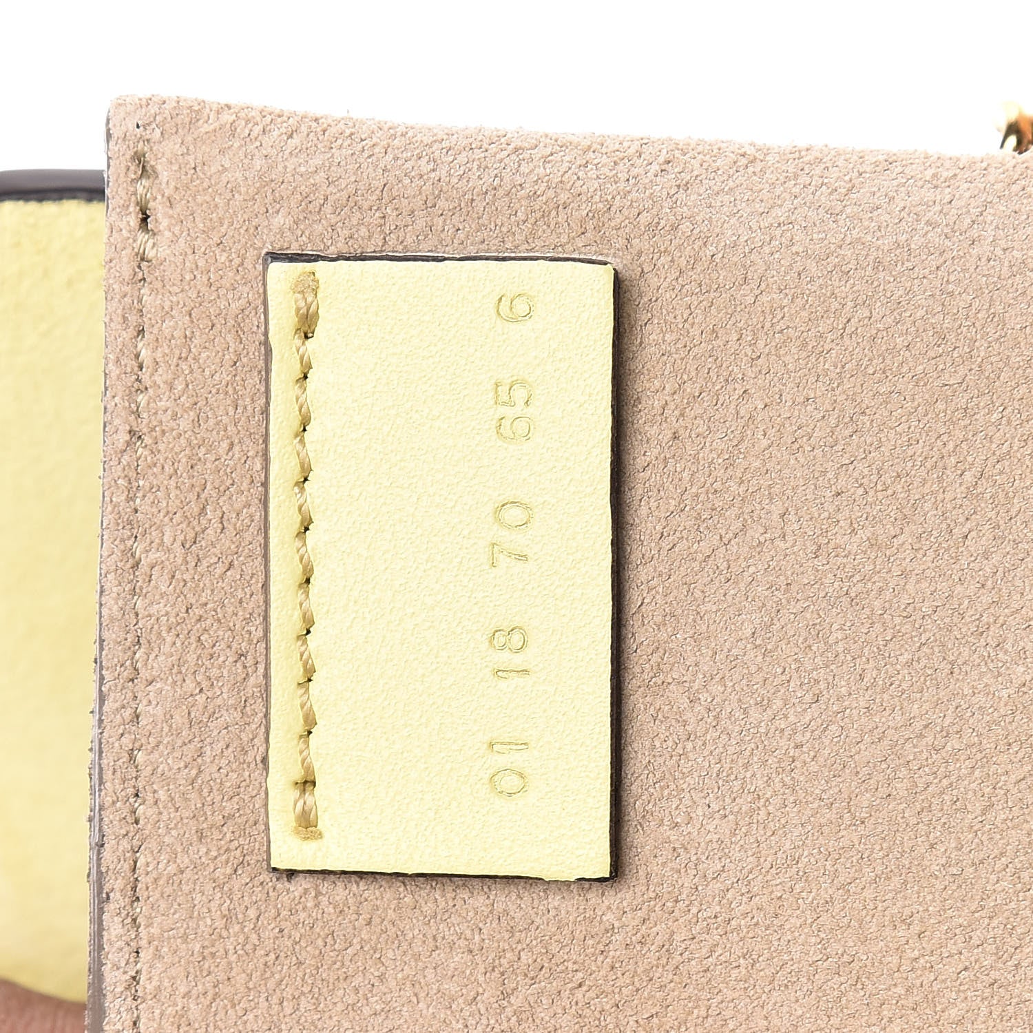 Chloe Suede Smooth Calfskin Mini Drew Shoulder Bag Lemonade 7 of 10