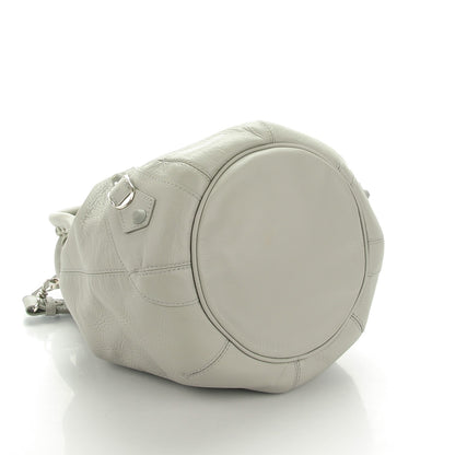 Balenciaga Matte Goatskin Rubber Covered Classic Hardware Mini Pompon Gris Glace 4 of 8