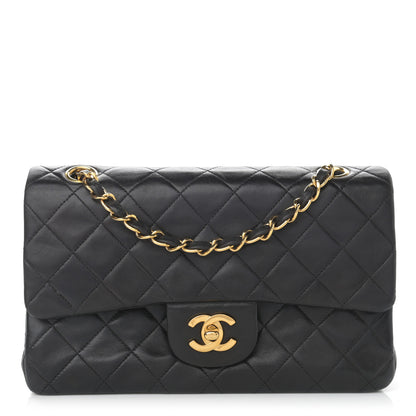 Chanel Lambskin Quilted Small Double Flap Black 1 of 15