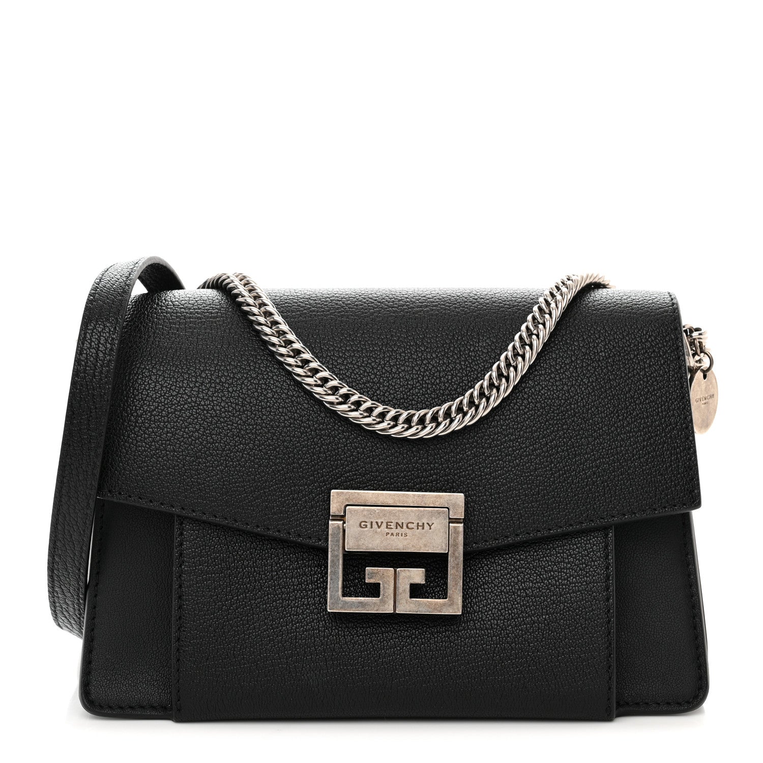 Givenchy Goatskin Small GV3 Shoulder Bag Black 1 of 10