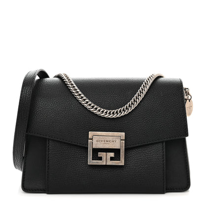 Givenchy Goatskin Small GV3 Shoulder Bag Black 1 of 10