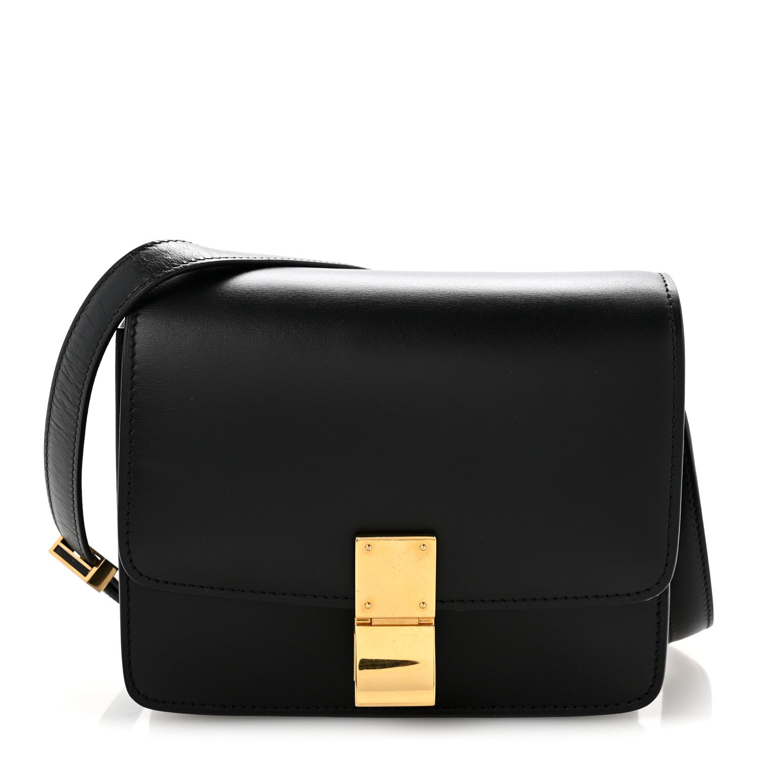 Celine Box Calfskin Small Classic Box Flap Bag Black 1 of 13
