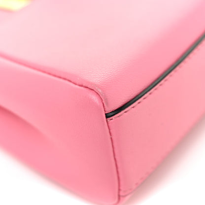 Fendi Shiny Nappa Micro Peekaboo Iconic Satchel Rosa Fluo 22 of 30