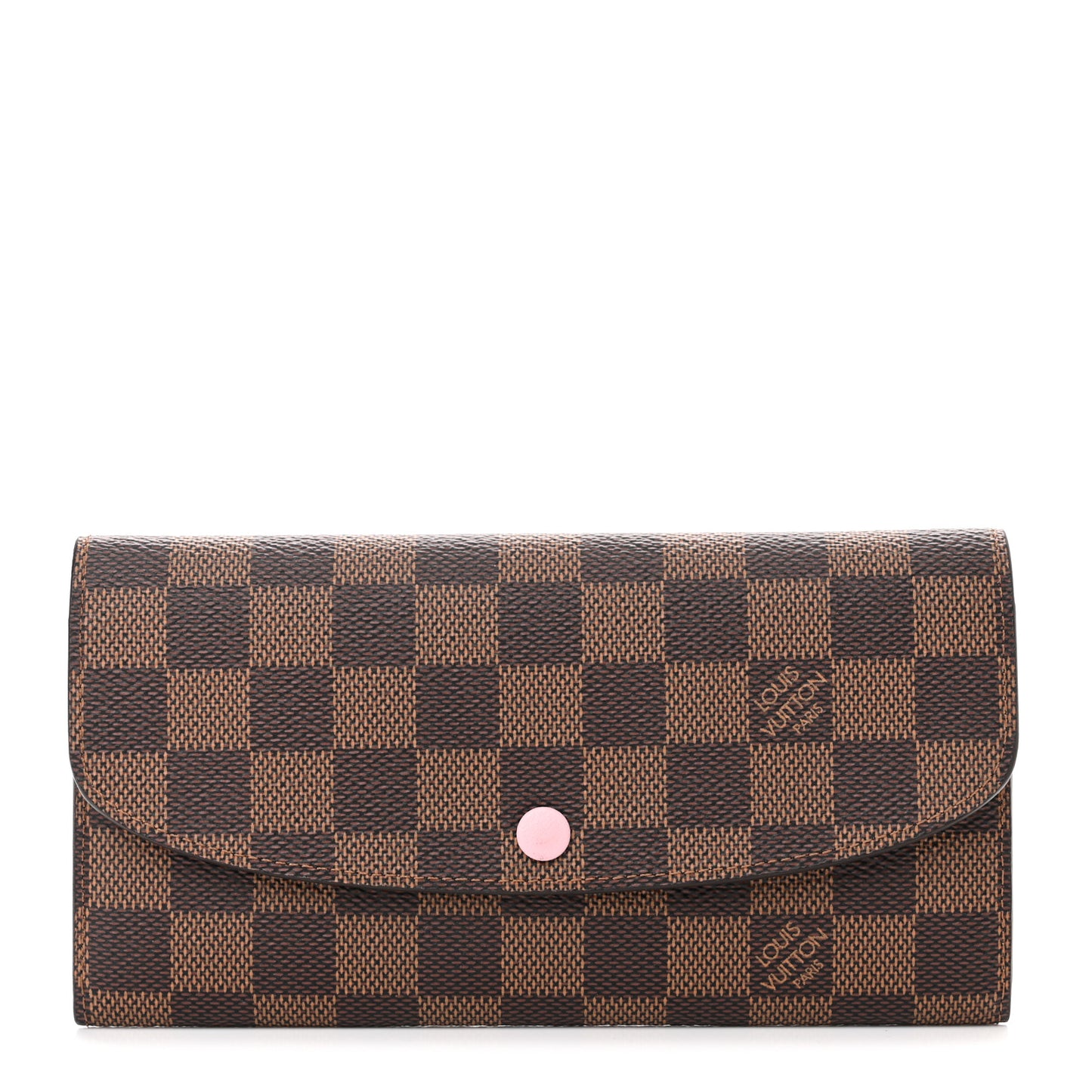 Damier Ebene Emilie Wallet Rose Ballerine