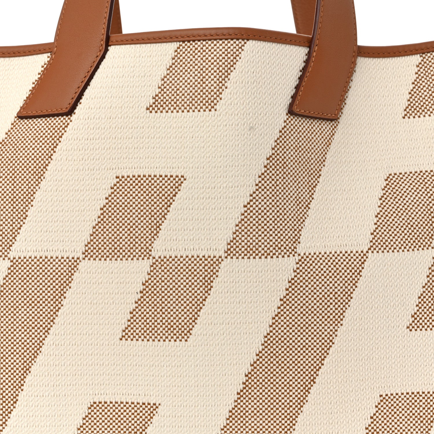 Hermes Swift H Canvas Cabas H En Biais 40 Ecru Naturel Gold 8 of 10