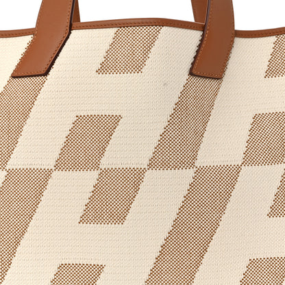 Hermes Swift H Canvas Cabas H En Biais 40 Ecru Naturel Gold 8 of 10