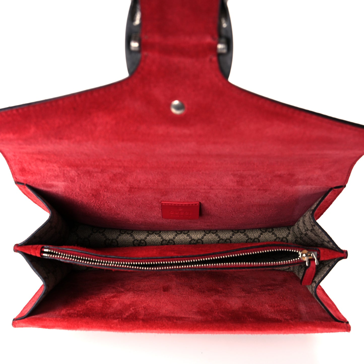 GG Supreme Monogram Small Dionysus Shoulder Bag Red