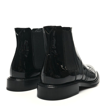 Saint Laurent Calfskin Army 20 Mens Chelsea Boots 42.5 Black 4 of 9
