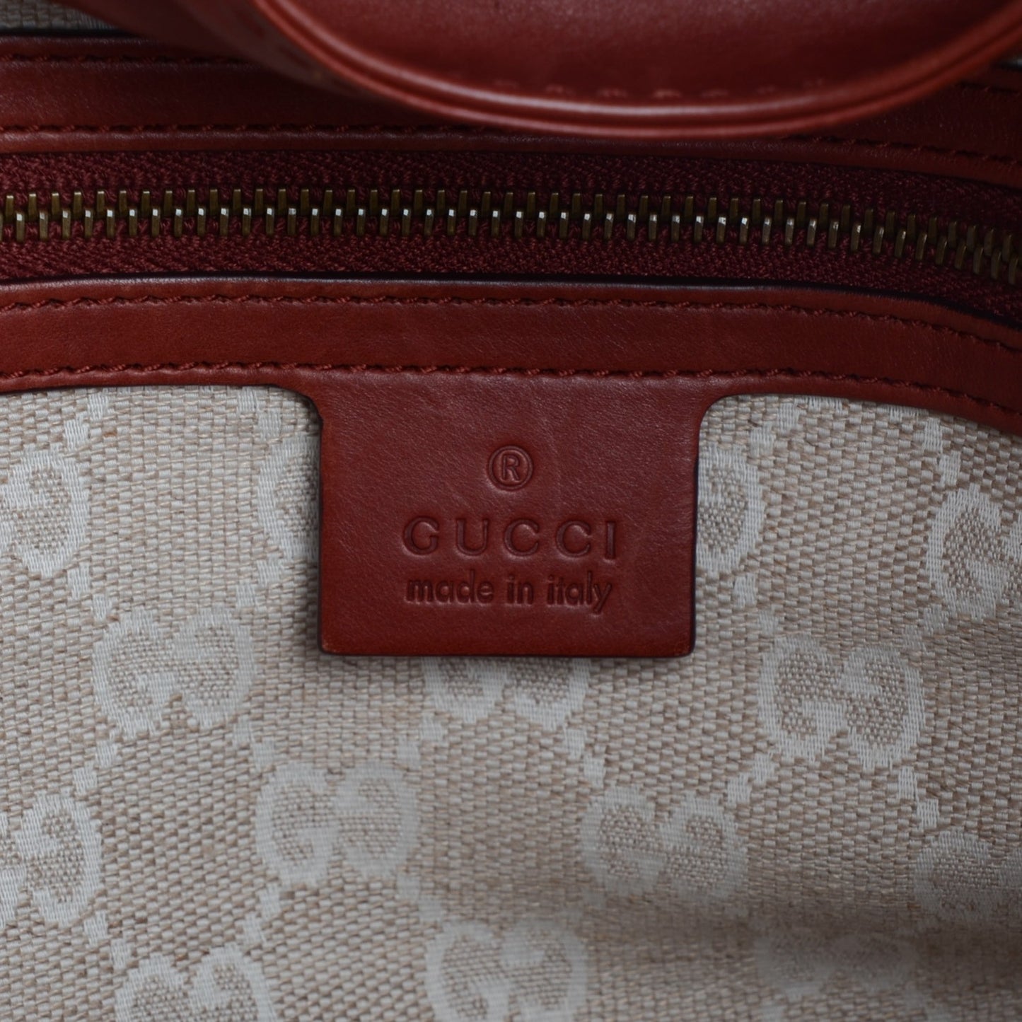 Calfskin Large Soft Stirrup Shoulder Bag Red