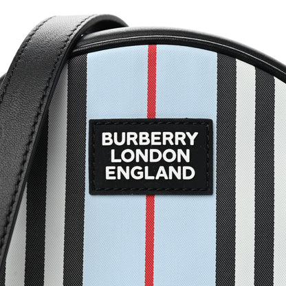 Burberry E-Canvas Calfskin Icon Stripe Louise Bag Archive Pale Blue 12 of 12