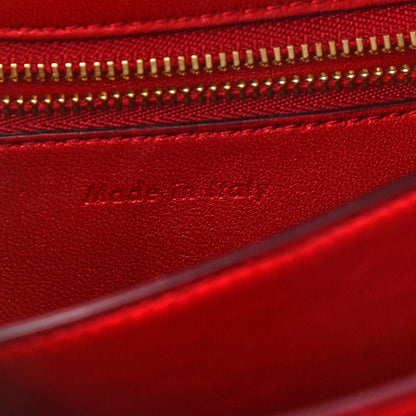 Celine Smooth Calfskin Small Classic Box Flap Bag Red 7 of 10