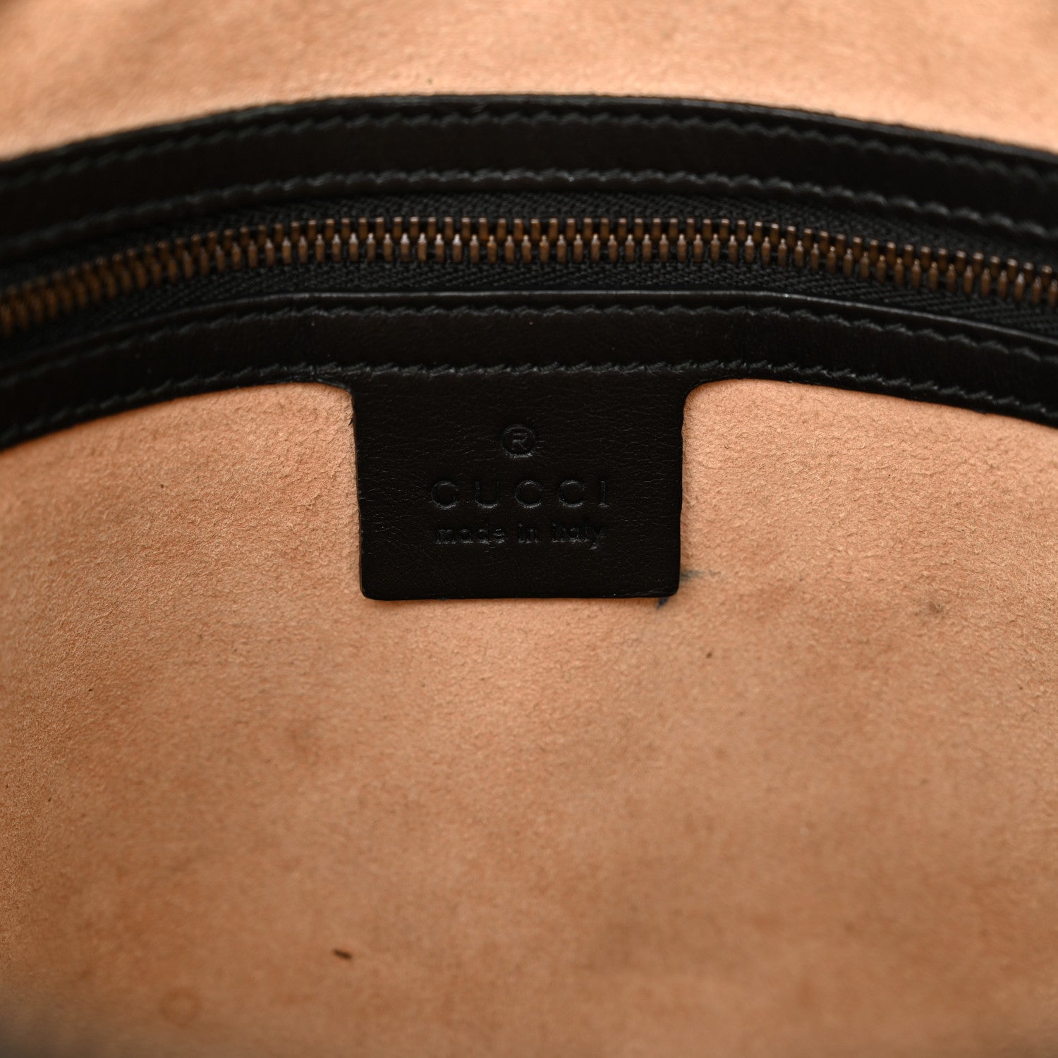 Gucci Calfskin Matelasse GG Marmont Flat Messenger Bag Black 6 of 17