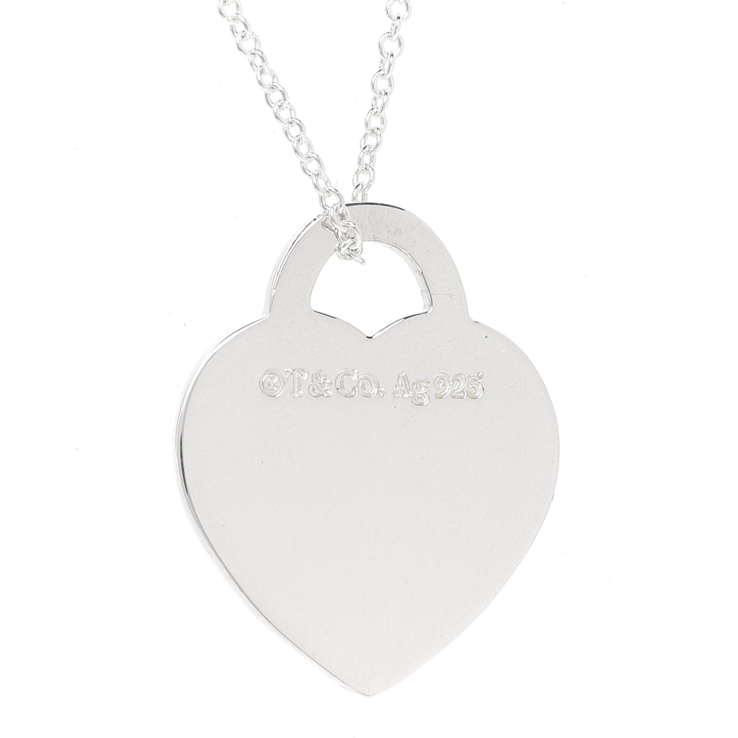 Sterling Silver Small Return to Tiffany Heart Pendant Necklace