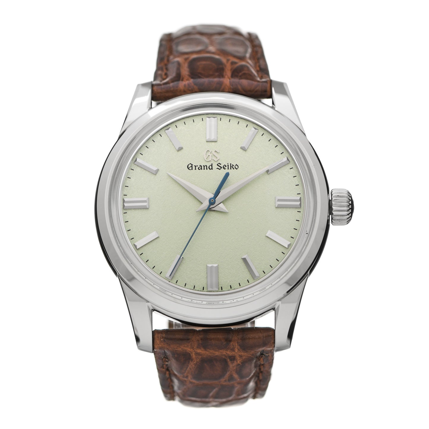 Stainless Steel Crocodile 37mm Elegance Manual Winding Watch Green SBGW273