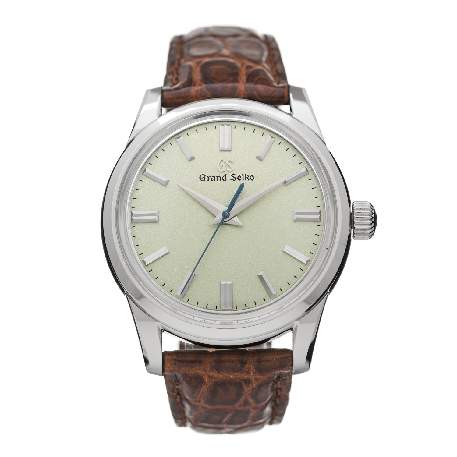 Grand Seiko Stainless Steel Crocodile 37mm Elegance Manual Winding Watch Green SBGW273 1 of 5