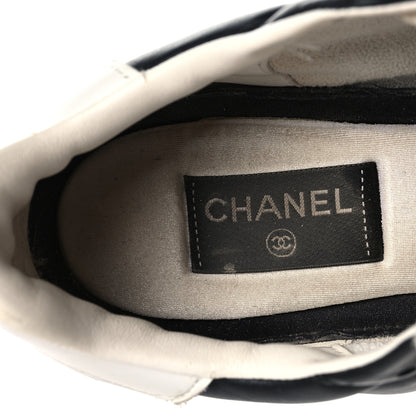 Chanel Suede Calfskin Quilted Sneakers 41 Black 8 of 8
