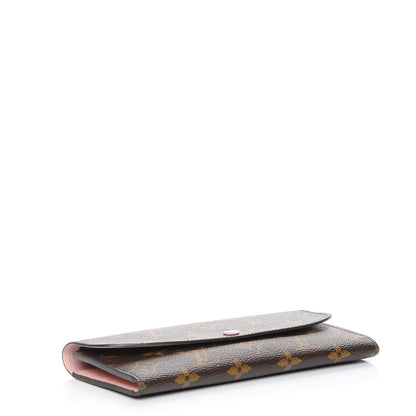 Louis Vuitton Monogram Emilie Wallet Rose Ballerine 4 of 7