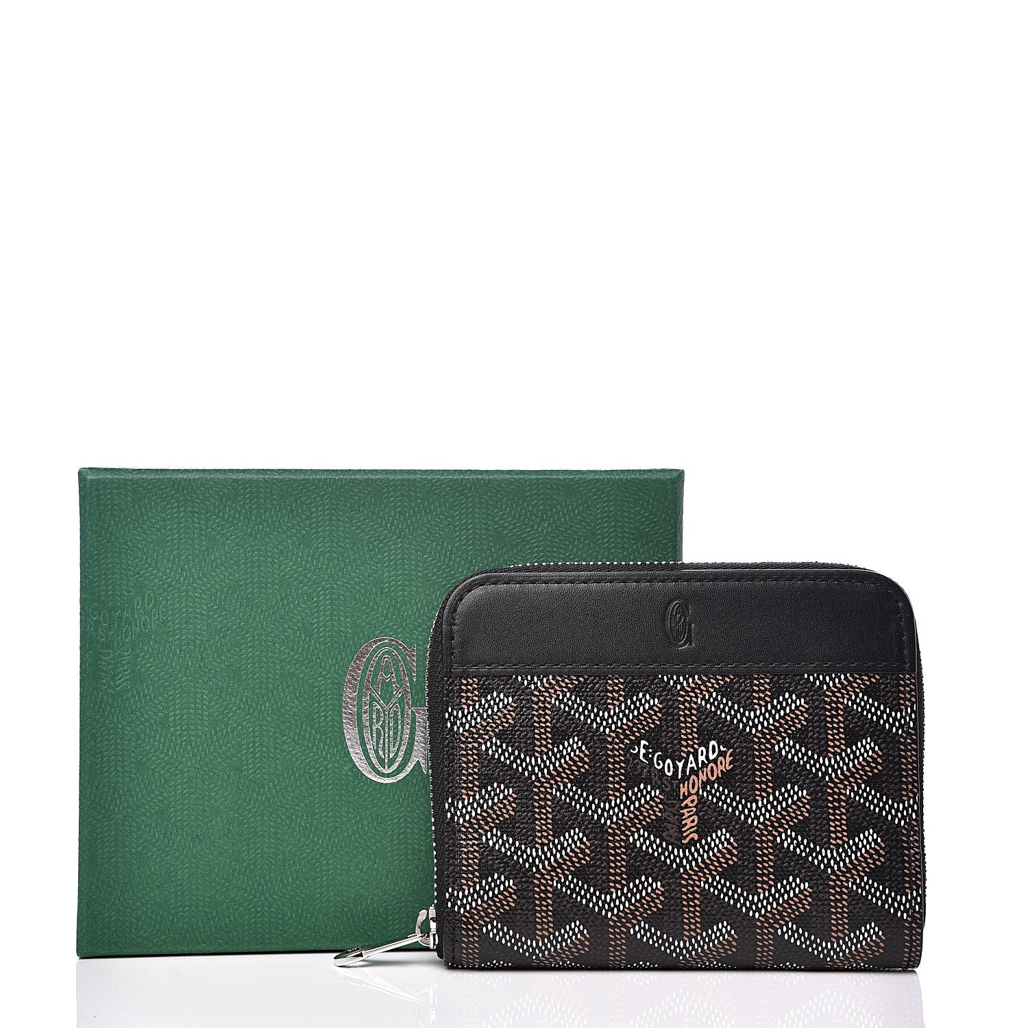 Goyard Goyardine Matignon PM Wallet Black 6 of 6