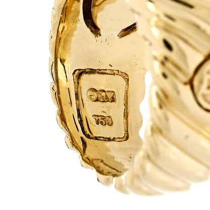 David Yurman 18K Yellow Gold Cable Cigar Band Ring 51 5.75 4 of 5